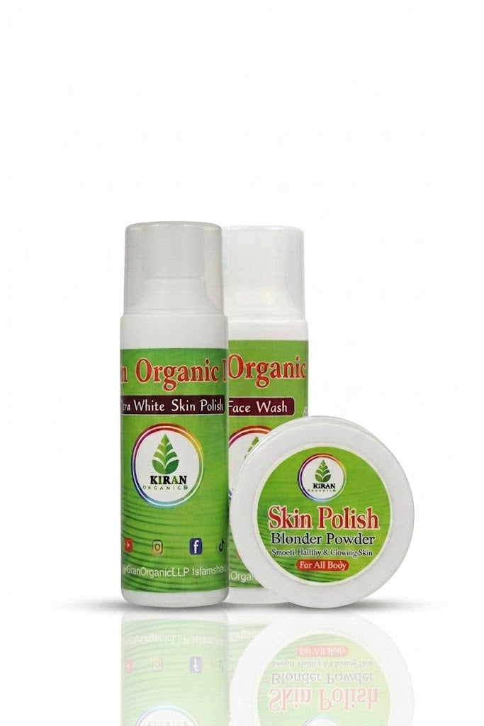 Kiran Organic Bridal HD Glow Deal – Ultra Skin Polish with Face Wash