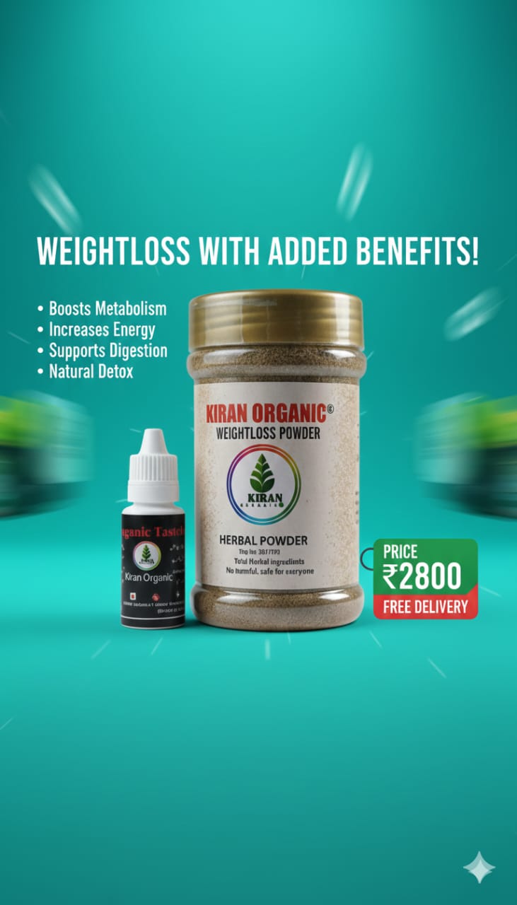 Herbal Weight Loss Powder paired with Drops