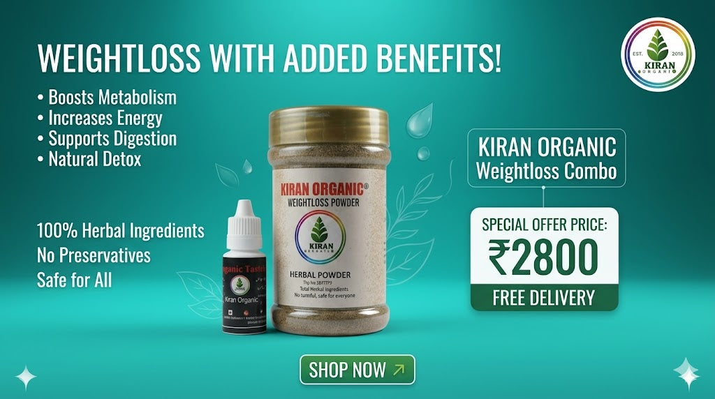 Herbal Weight Loss Powder paired with Drops
