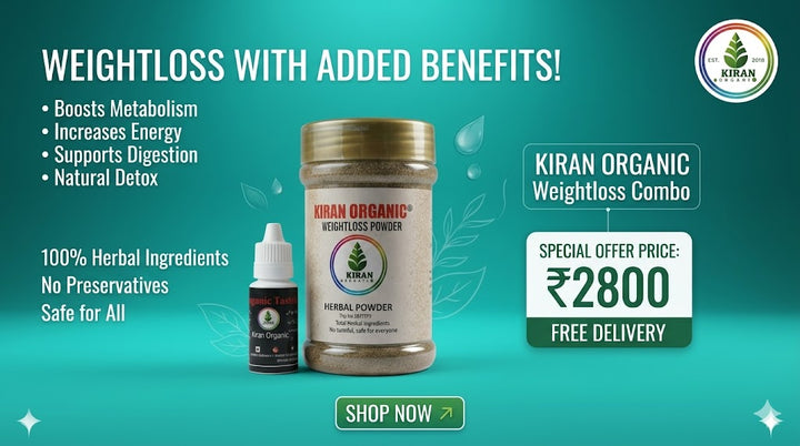 Herbal Weight Loss Powder paired with Drops
